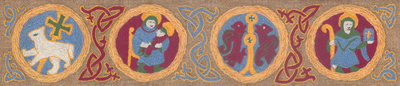 Embroidered Cuff - Christian Symbols