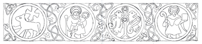 Embroidered Cuff Design - Christian Symbols