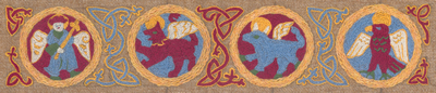 Embroidered Cuff - The Four Evangelists