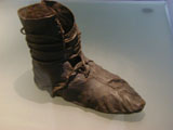 Woman's shoe from the Oseberg ship
